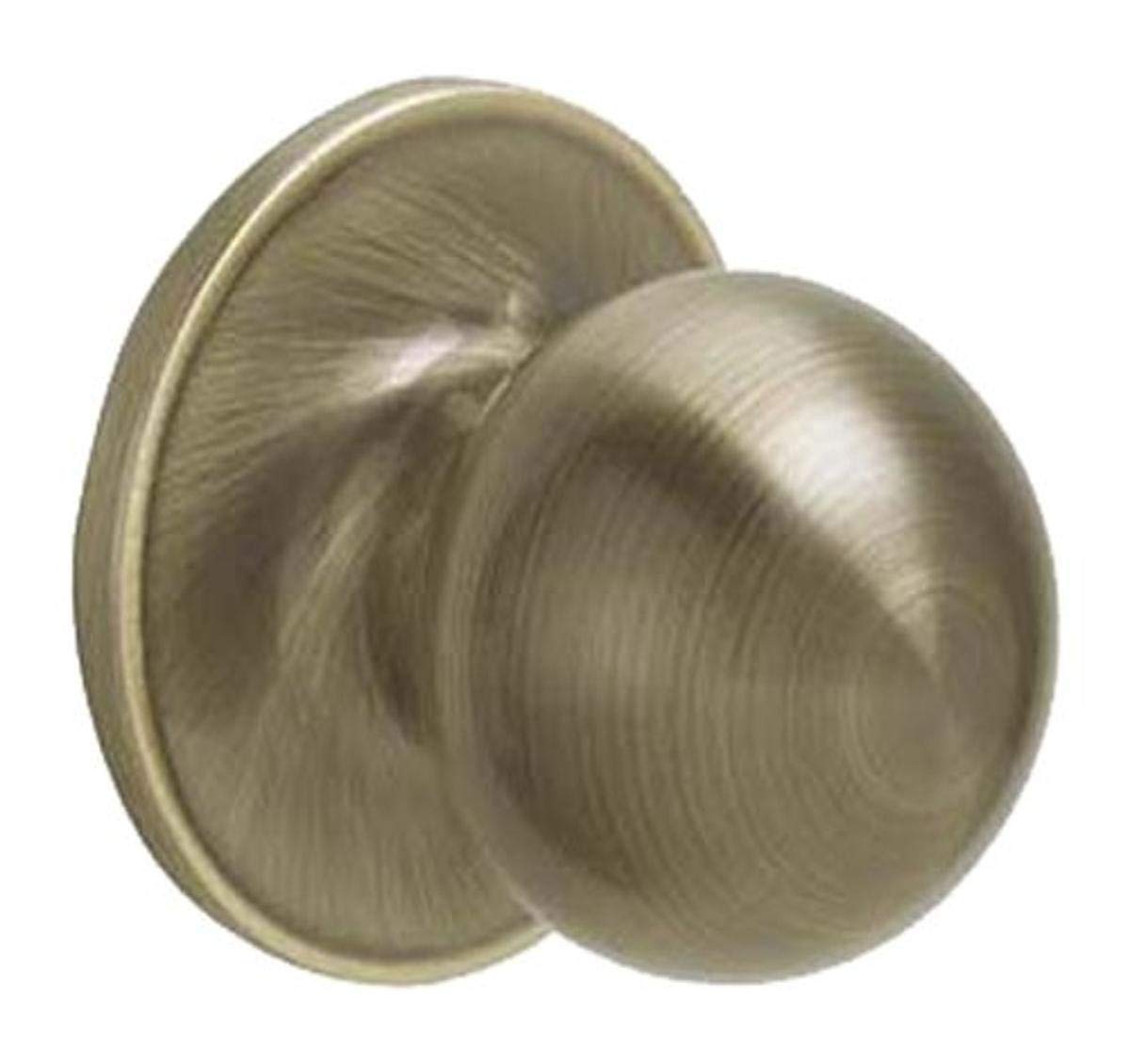Schlage Dexter J170CNA609 Corona Inactive Knob, Antique Brass