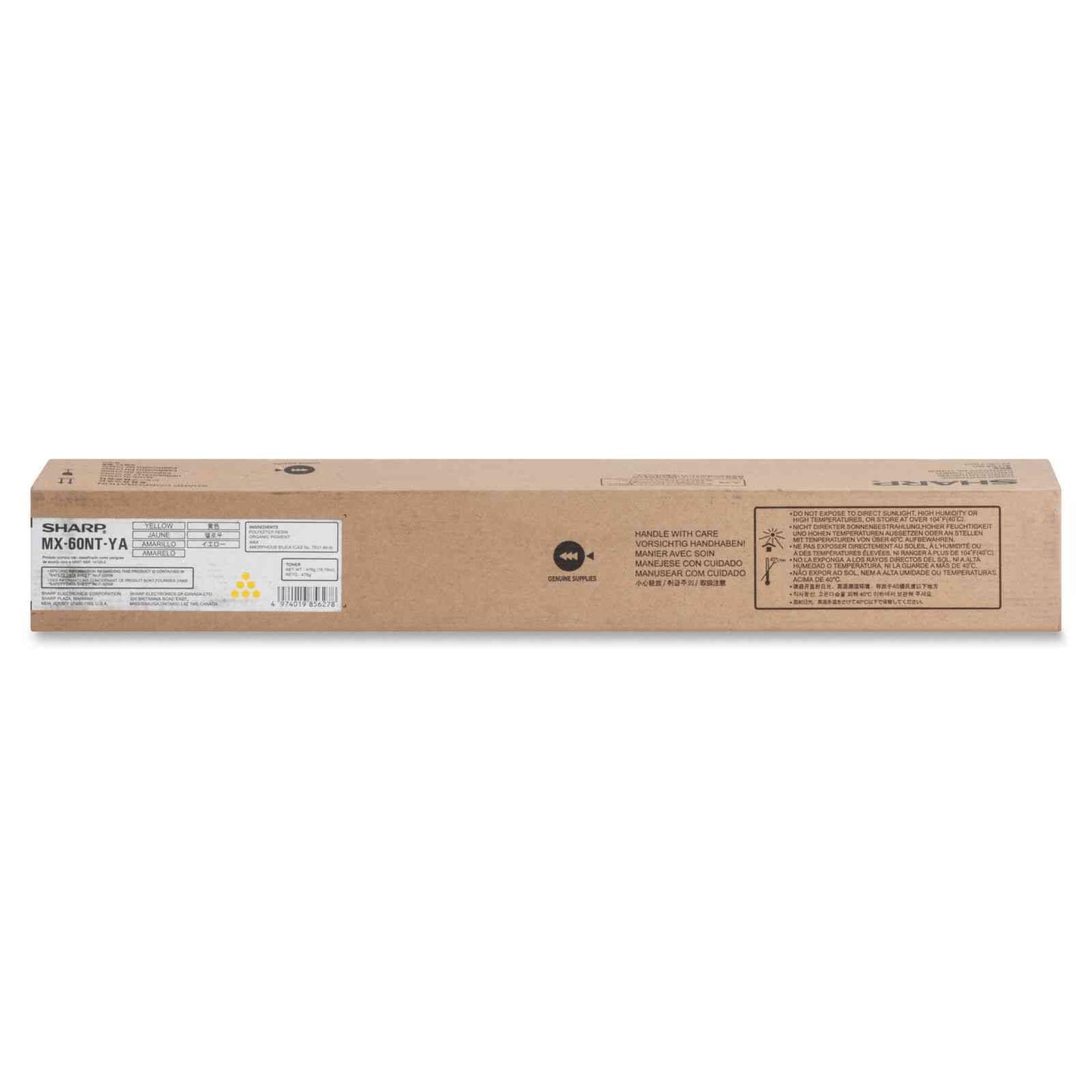 Sharp MX-60NTYA Yellow Toner Cartridge for USE in MX3050N MX3070N MX3550N MX3570