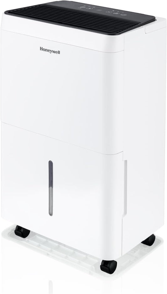 2024 NEW! Honeywell 50-Pint ENERGY STAR Dehumidifier with Built-in PUMP – Laundry Mode, Auto-Comfort Mode & Thermal Overload Protection, TPFIT50PWK