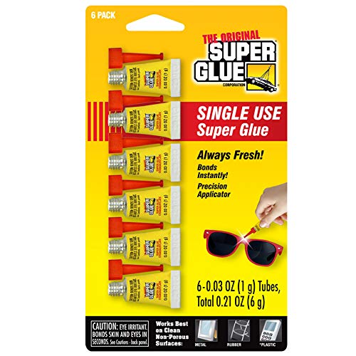 SUPERGLUE SUPER GLUE LIQUID 6P