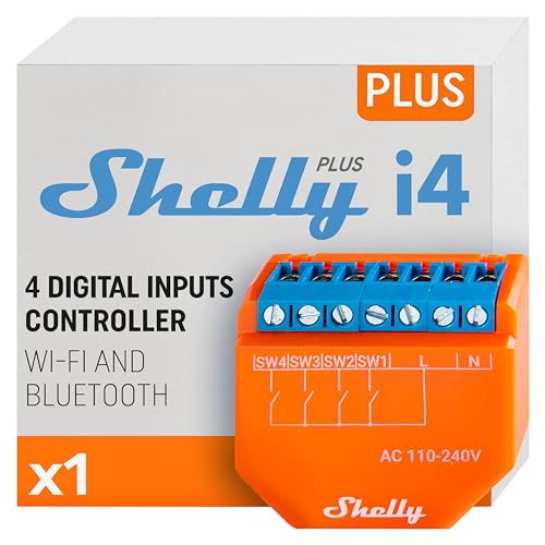 Shelly Plus i4 UL WiFi 4-Digital Inputs Controller