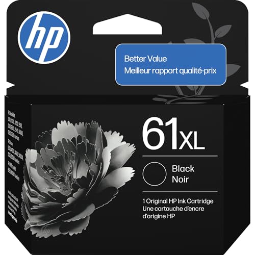 HP 61XL Black High-Yield Ink Cartridge C0PA4AN