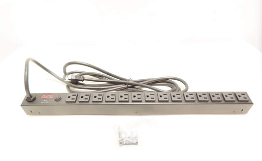 APC Basic Rack 1.8kVA PDU - 1.8kVA - Zero U Rack-mountable - Input: NEMA 5-15P, Output: 14 x NEMA 5-15R (156051A)