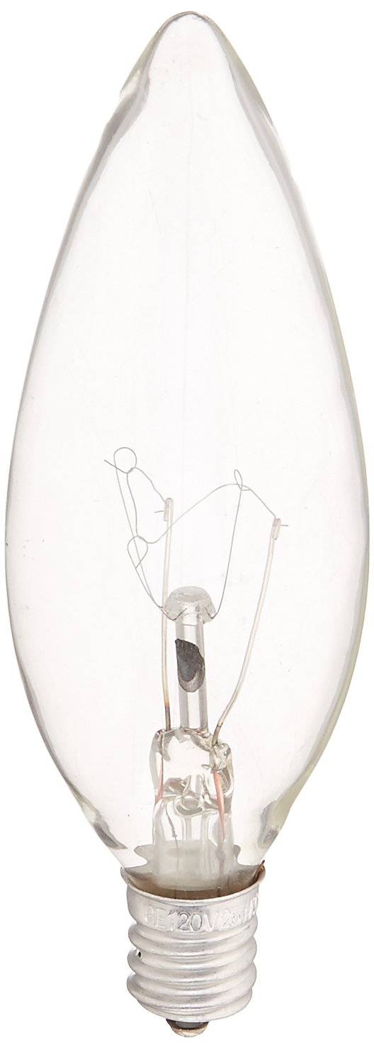 GE BULB INCAN B10 E12 CRYSCLR