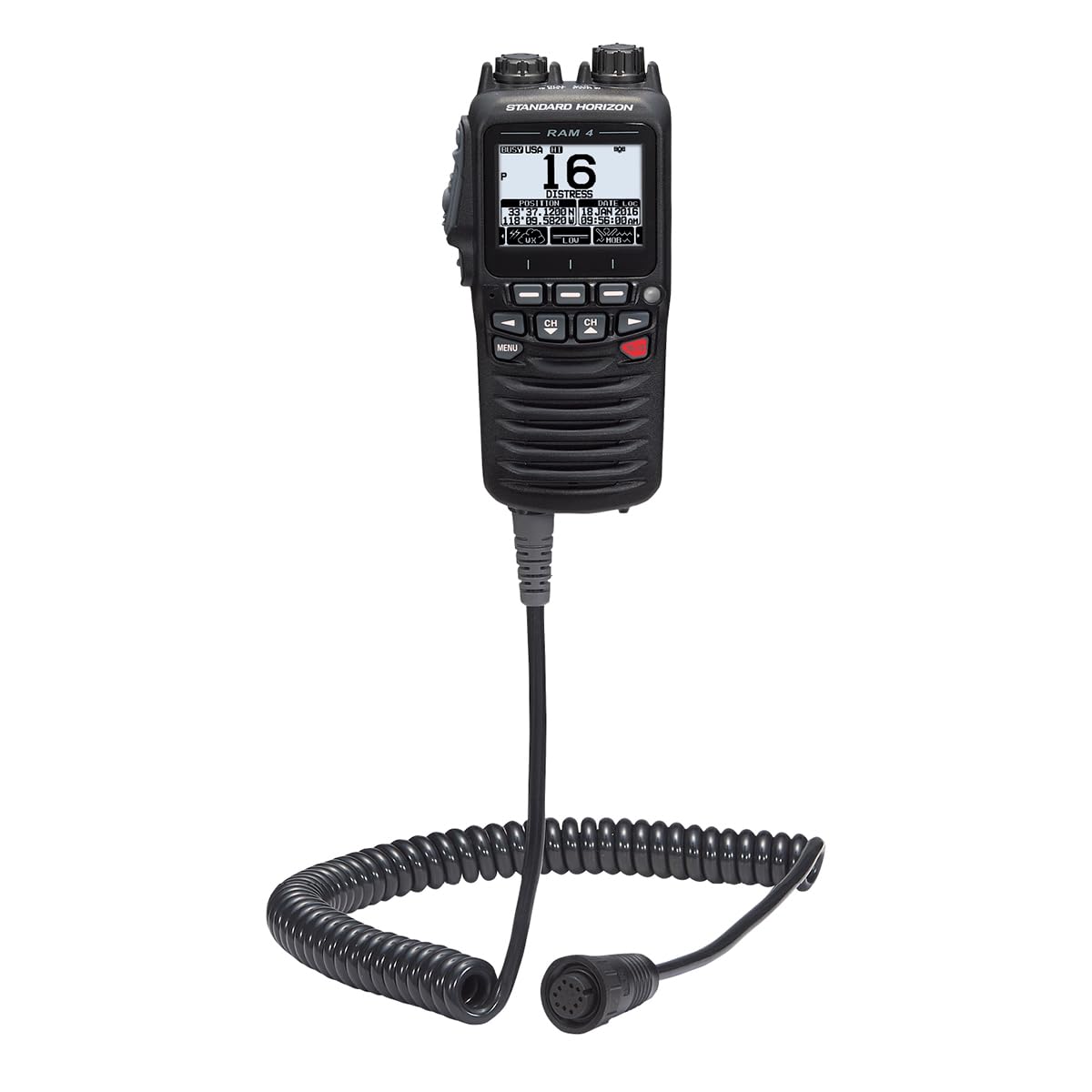Standard Horizon SSM-70H RAM4 Wired Remote Mic 2.5"