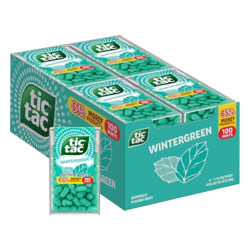 Tic Tac Wintergreen Mints T100 1.7oz 24/12ct