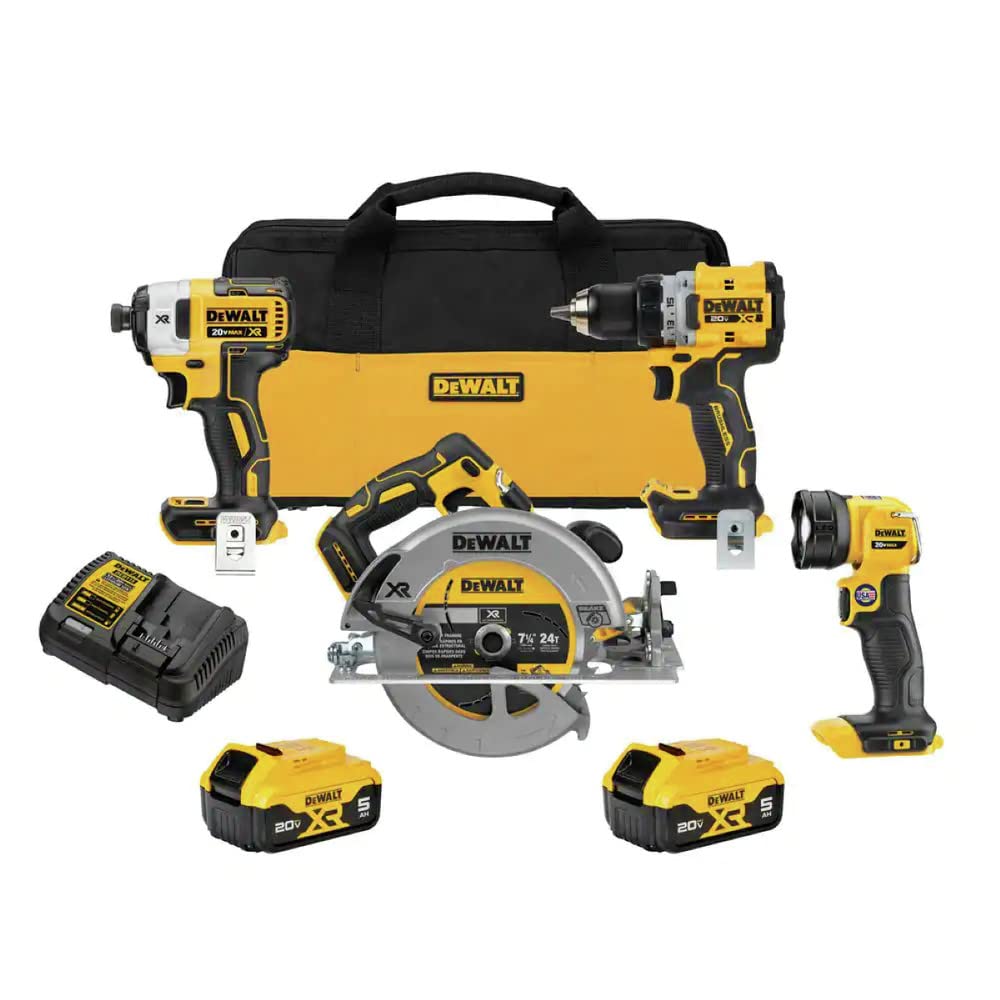 Dewalt DCK447P2 20V MAX XR 4-Tool Combo Kit