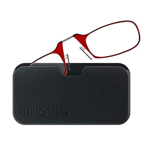 ThinOptics Universal Pod Black 1.00 Reading Glasses