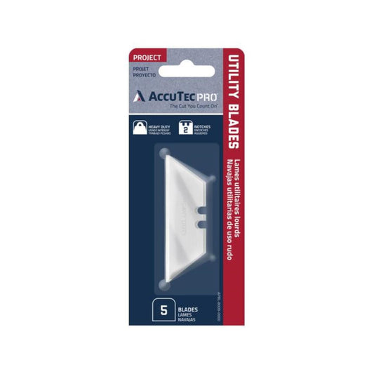 AccuTec Pro Utility Blade .024 HD 1074 5-Pack