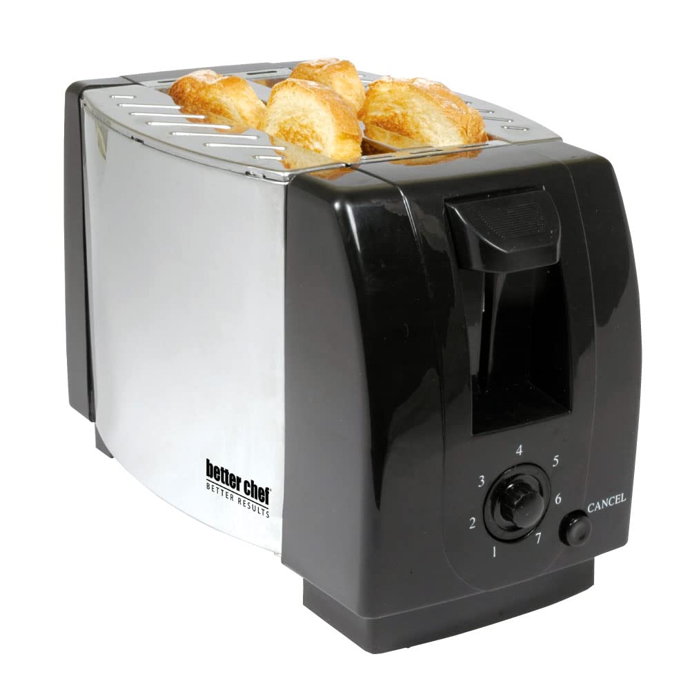 Better Chef Economic 2-Slice Toaster Chrome