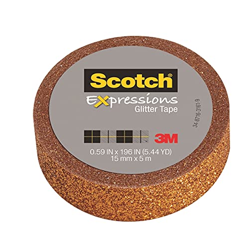 3M Washi Tape Glit BT ORG .59In