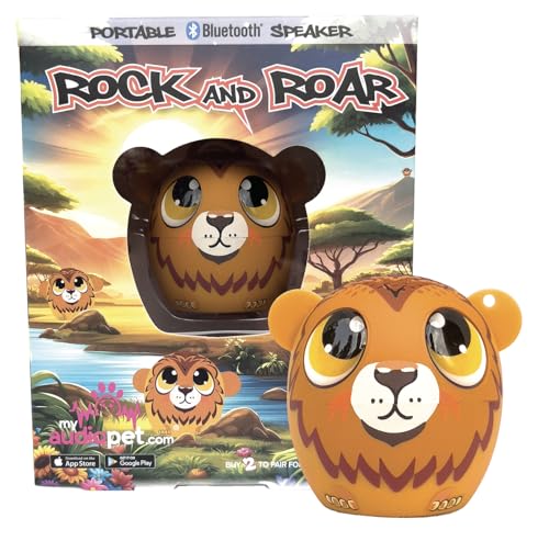 My Audio Pet Lion Mini Bluetooth Speaker (Rock & Roar)