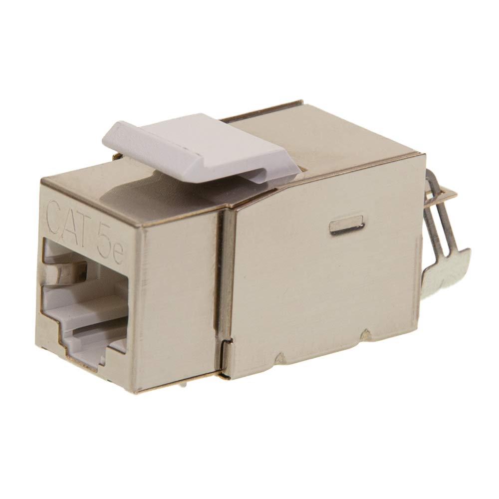 CableWholesale Slimline Shielded Cat5e Keystone Jack