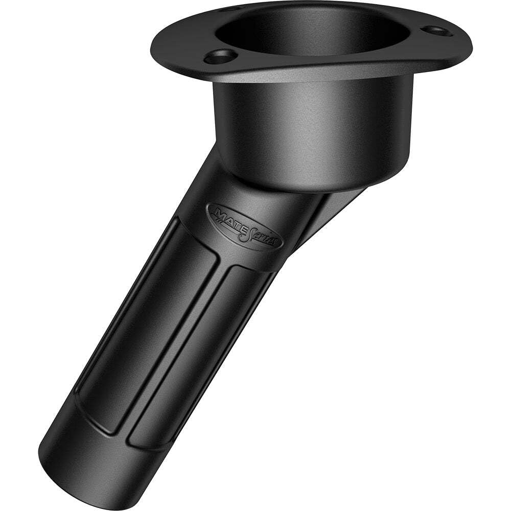 Mate Series Plastic Rod & Cup Holder 30° Open Black