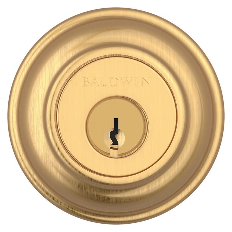 Baldwin SC.TRD Traditional Round Single Cylinder Deadbolt