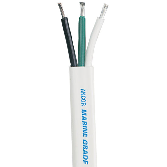 Ancor Marine Grade Products 131110 Triplex Cable, 10/3 AWG (3 x 5mm2), Flat - 100ft