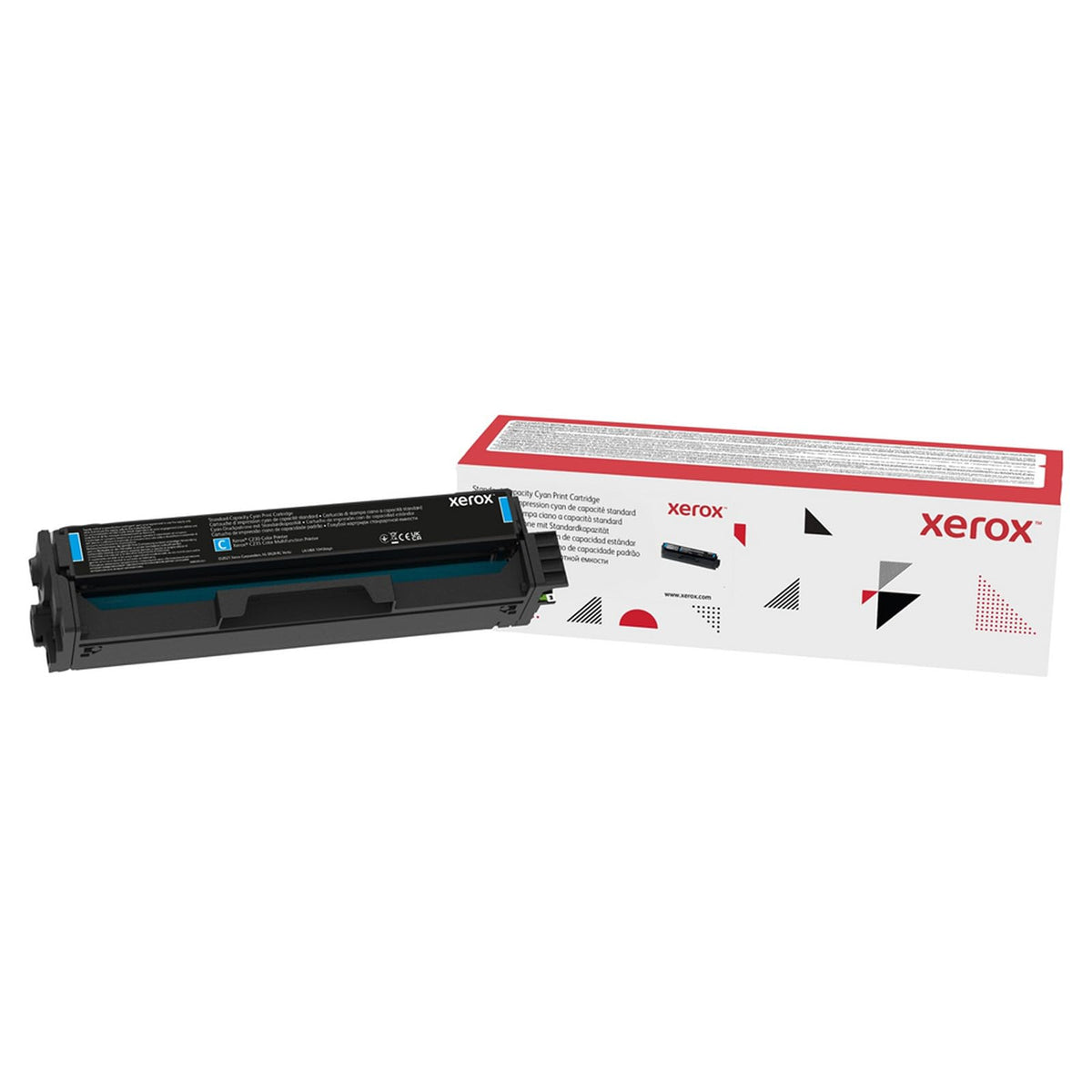 Xerox Genuine C230/C235 Cyan Standard Capacity Toner -Cartridge, (1,500 pages) -006R04384