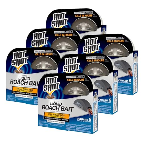 Hot Shot Ultra Liquid Roach Bait 6 Count