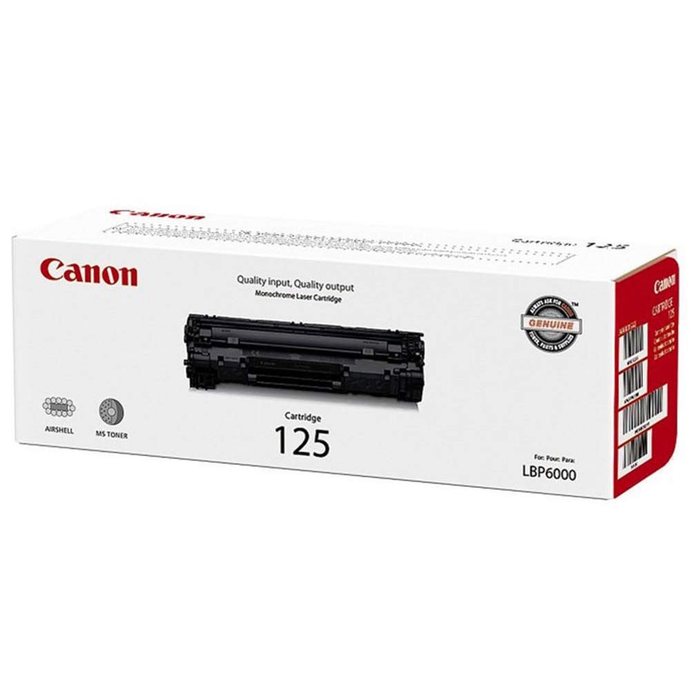 CANON CARTRIDGE 125 BLACK TONER - FOR CANON IMAGECLASS LBP6000 - CGR125 - EST YI (3484B001AA) -