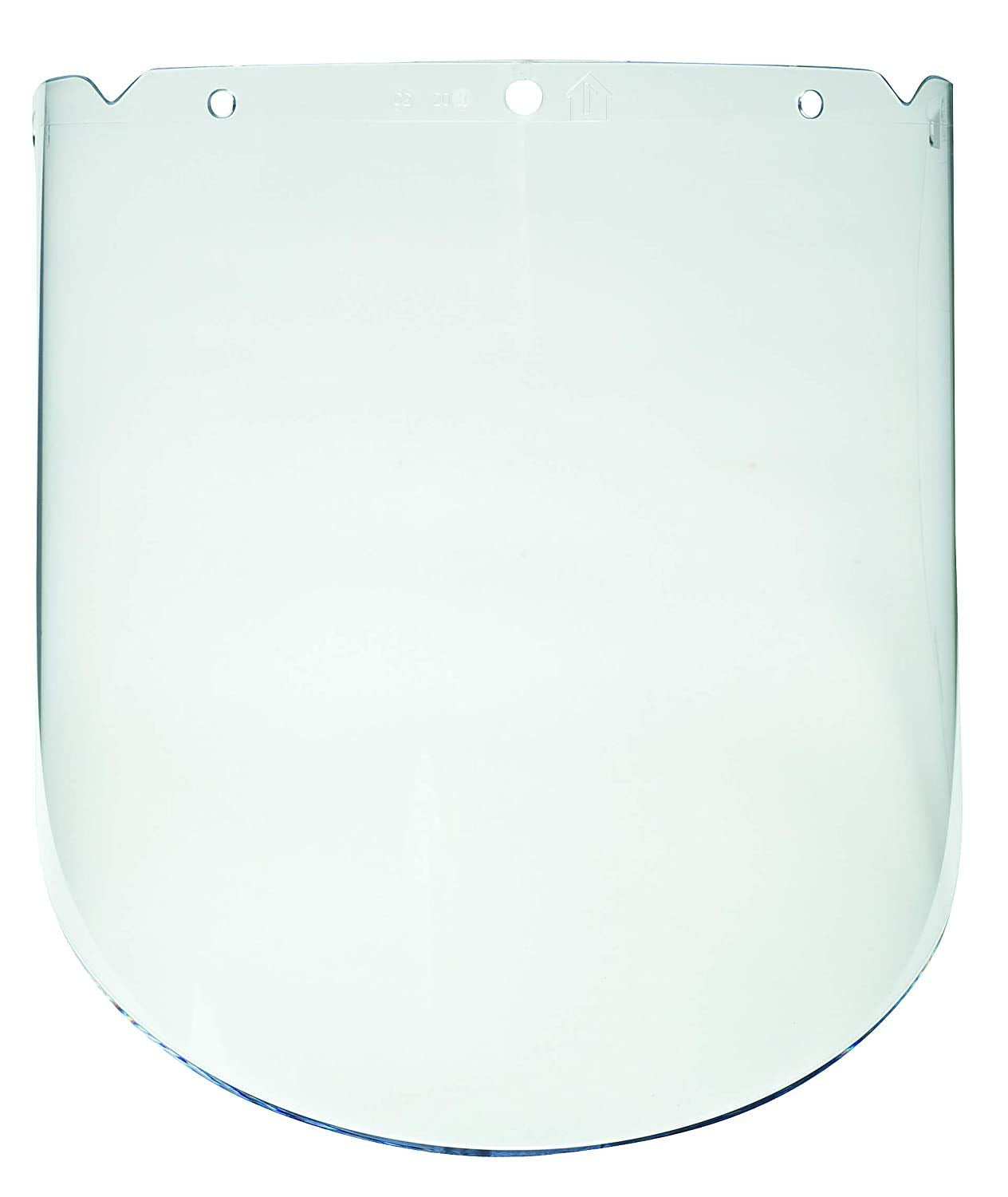 MSA V-Gard Visor 10115851, Propionate, Clear, 9.25x18x0.98 in