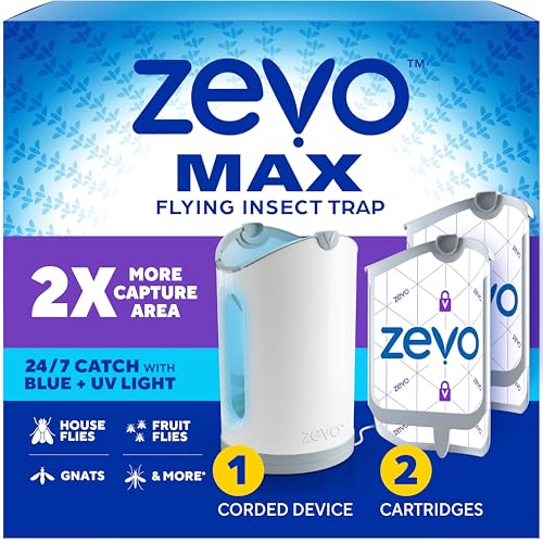 ZEVO Max Trap Starter Kit, 1 Base & 2 Cartridges