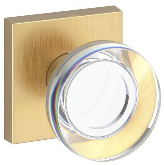 Baldwin HDCCYCSR044 Crystal Dummy Door Knob