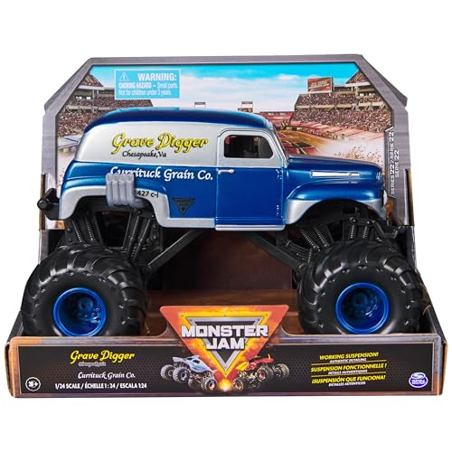Monster Jam, Official Dragon Monster Truck, Die-Cast Vehicle, 1:24 Scale