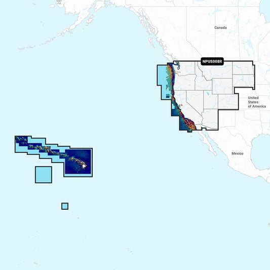Navionics Platinum+ NPUS008R U.S. West Chart