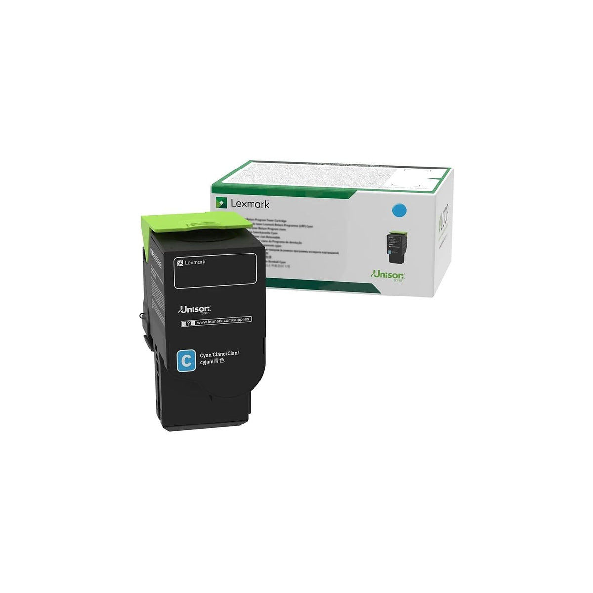 Lexmark Cyan Toner Cartridge 80C10C0
