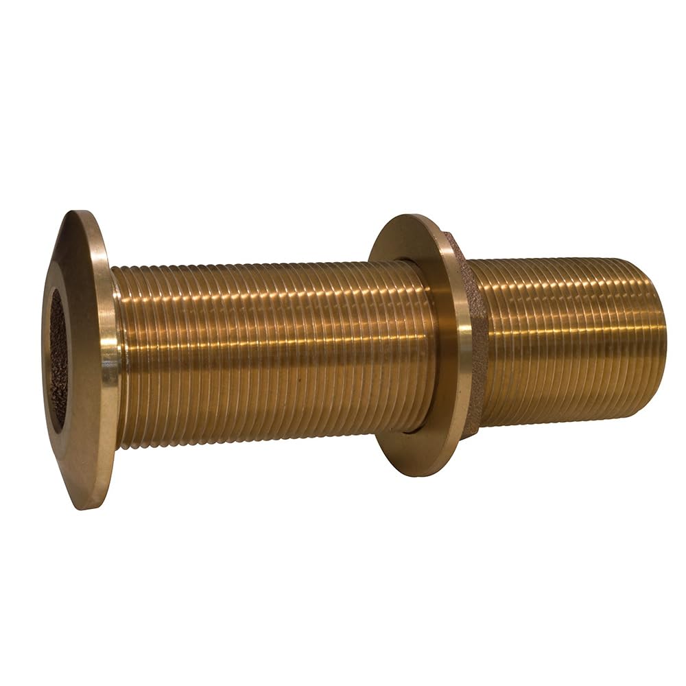 GROCO 1-1/2" Bronze Extra Long Thru-Hull Fitting