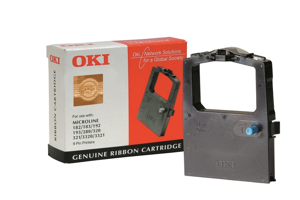 OKIDATA OKI Black Ribbon Cassette 09002303