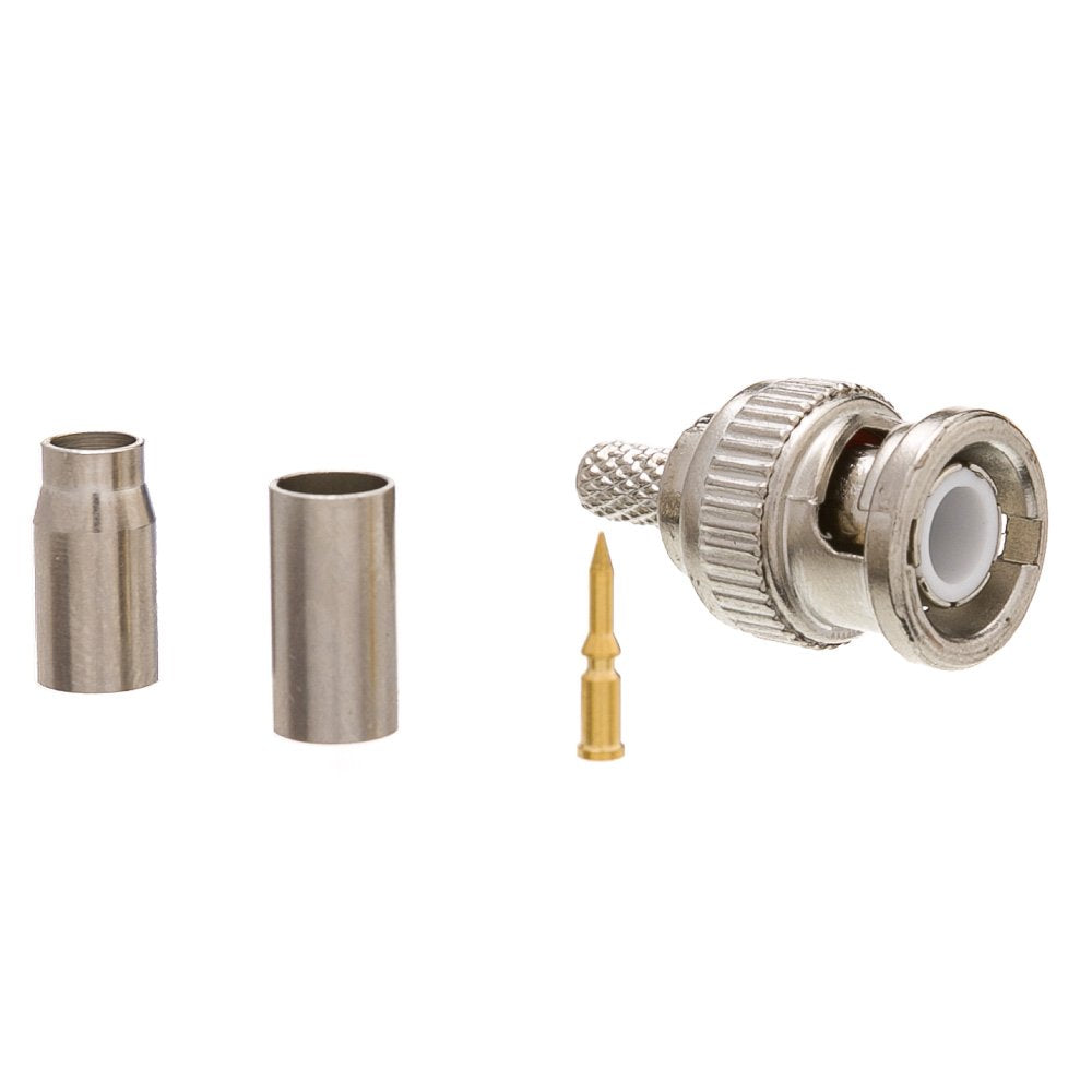 CableWholesale RG58 Stranded BNC Connector 4-Pack