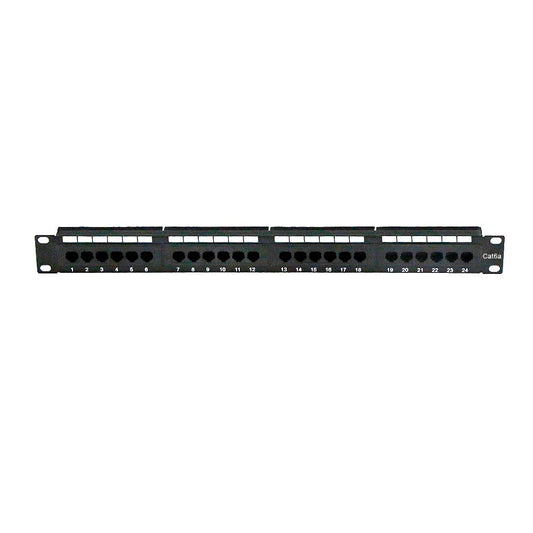CableWholesale 24-Port Cat6a Patch Panel 1U