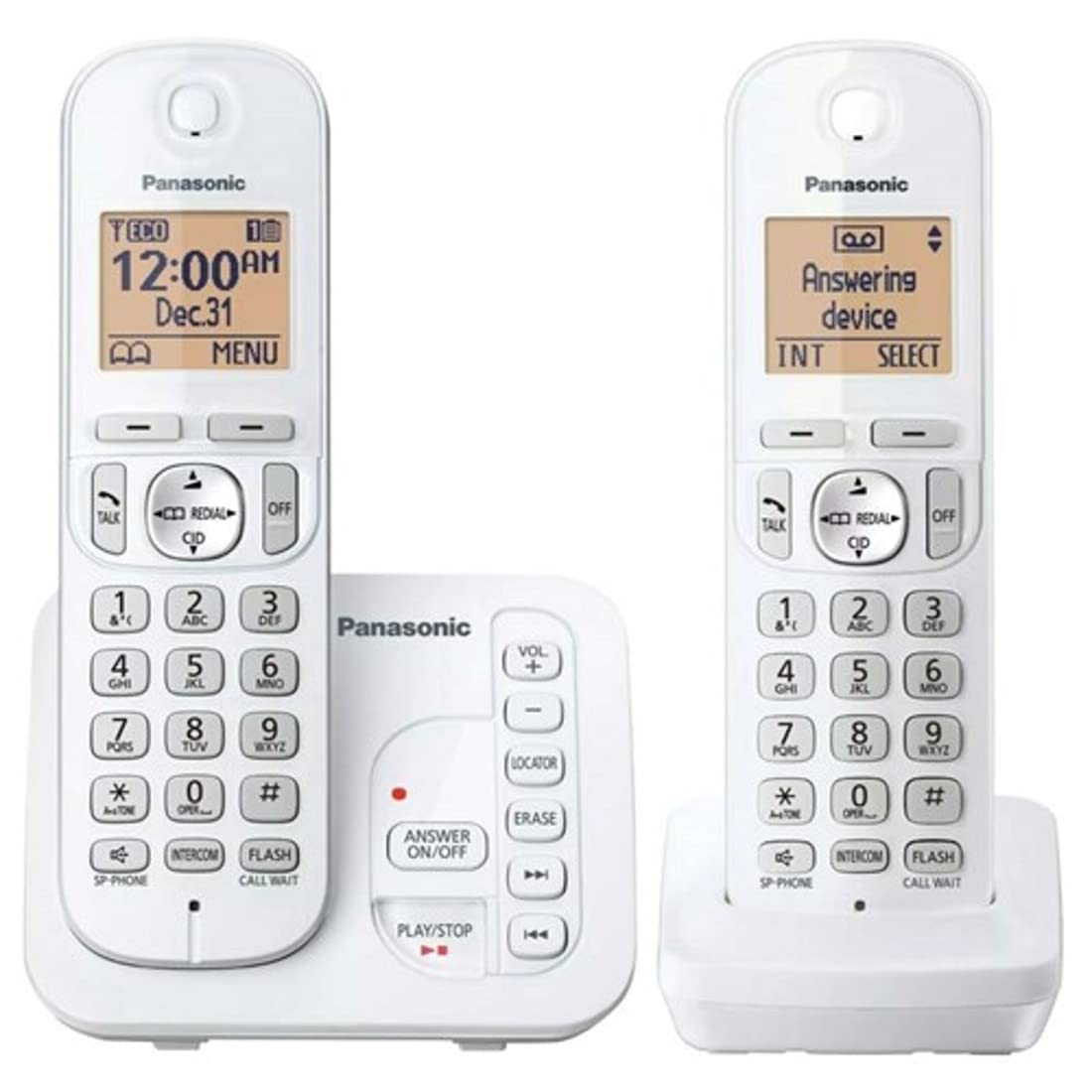 Panasonic KX-TG7122SK DECT Cordless Phone 2 Handsets