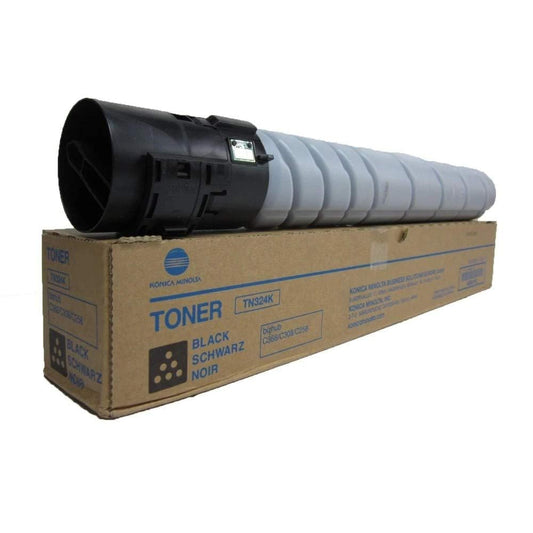 Konica Minolta TN324K Black Toner Cartridge, 28K Yield
