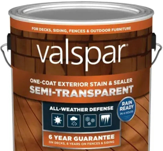 Valspar Stain & Sealer SM-Transp Red 1G VL1028084-16