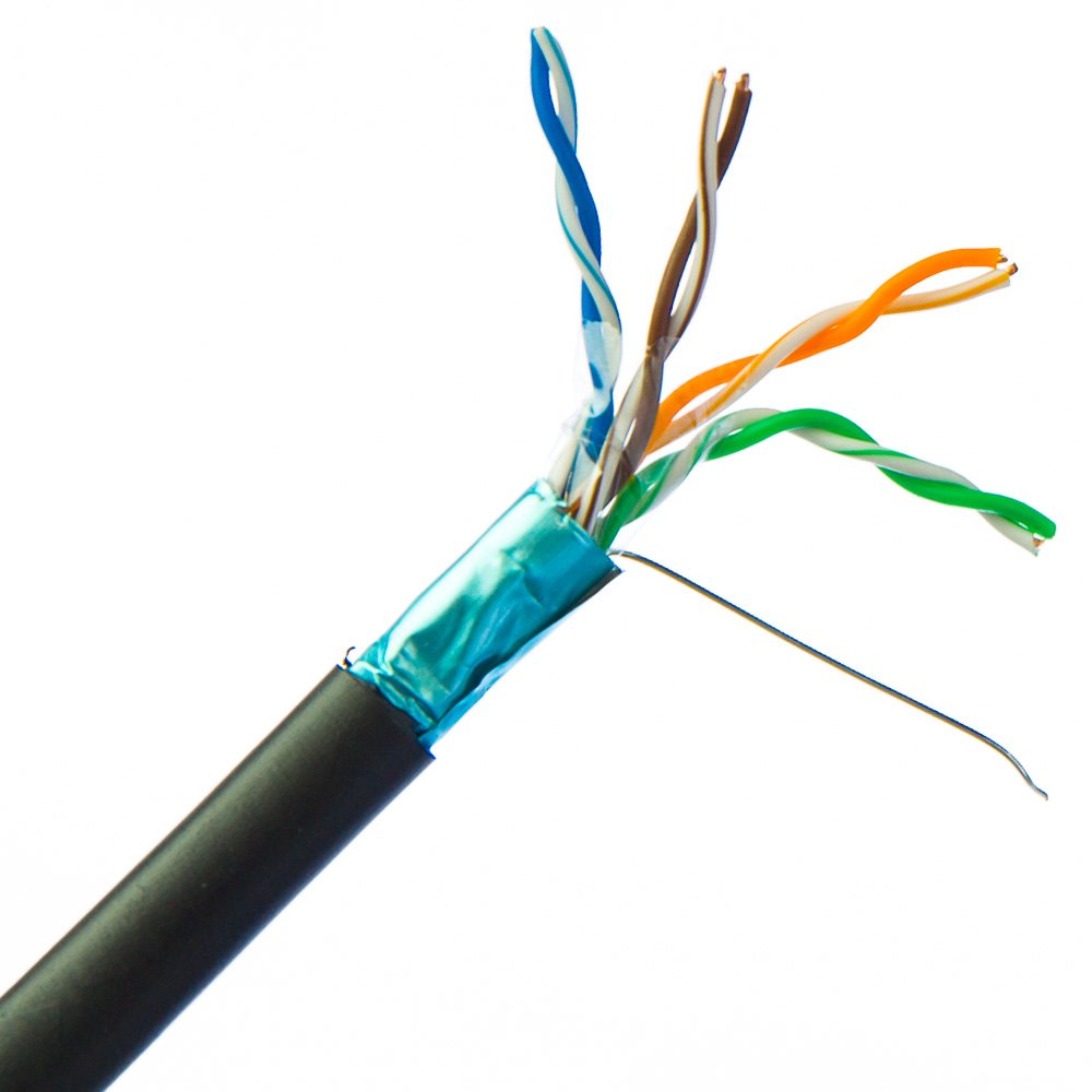 CableWholesale Cat6 Outdoor Shielded Ethernet Cable 1000ft