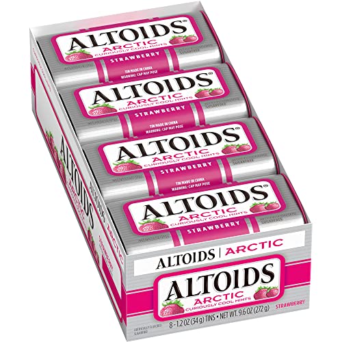 ALTOIDS Arctic Strawberry Mints 1.2 oz, 8-Pack
