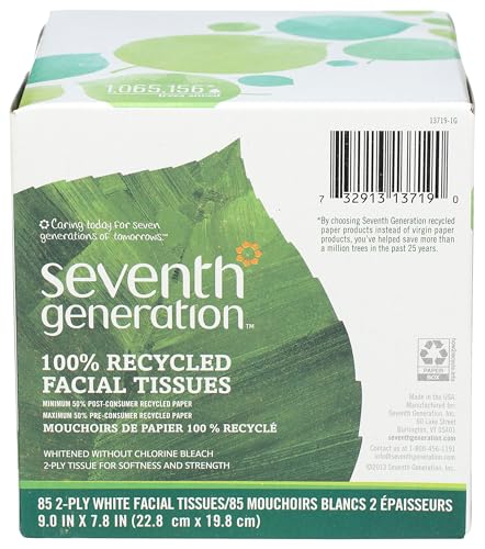 TISSUE;FACIAL;2PLY;CUBE