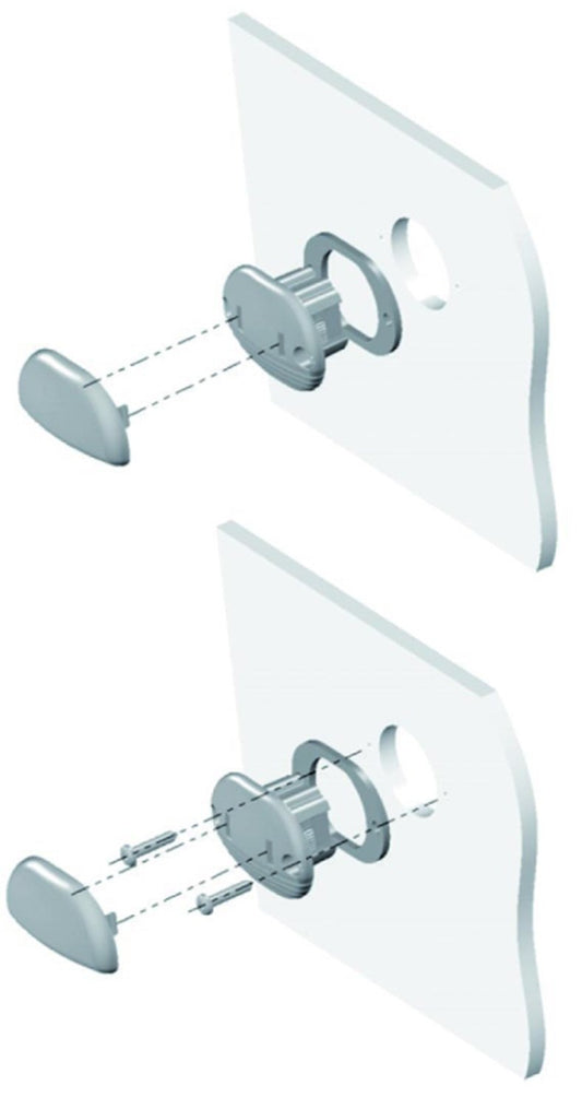 Hella Marine Easy Fit Step Lamp - Blue Chrome Cap