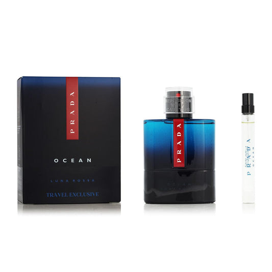 Prada Luna Rossa Ocean/Prada Set (M) EDT Spray 3.3 Oz EDT Spray 0.34 Oz
