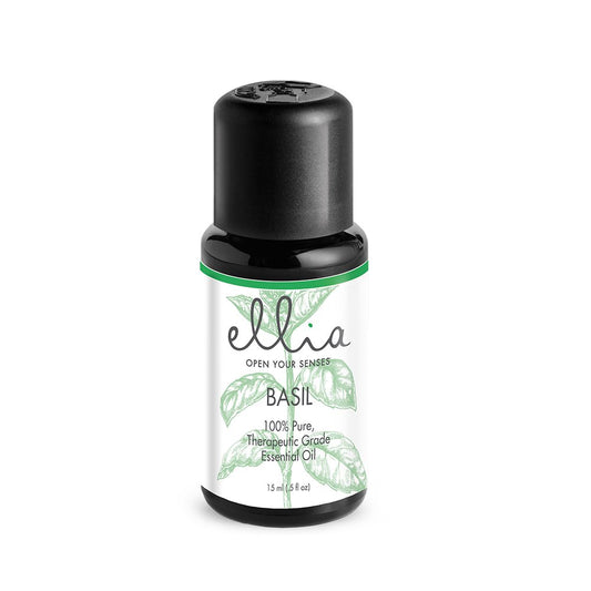 Ellia Aroma Diffuser Peppermint Essential Oil Mix, Pure Aromatherapy Diffusing, Cooling Refreshing, Perfect Pick Me Up, Boost Focus + Energy, Long Lasting UV Protection Bottle – Peppermint, 15 ml