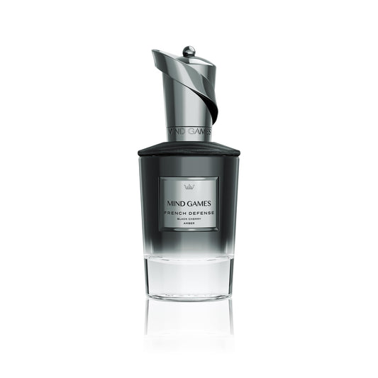 MIND GAMES French Defense - Luxury Perfume with Notes of Cherry, Chamomile, Amber & Cedarwood - Elegant Extrait de Parfum for Women & Men - Fruity & Velvety Perfume - 100 mL/3.4 oz