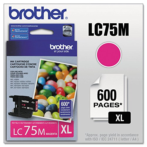 Brother OEM Ink Cartridge: Magenta LC75M