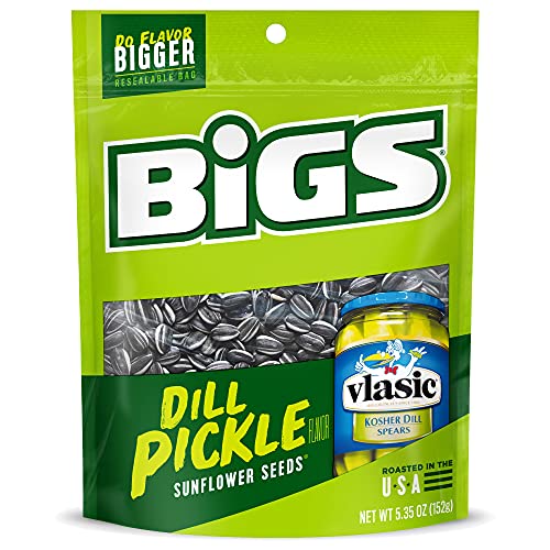 BIGS Sunflower Seeds Vlasic Dill Pickle 5.35 oz 12-Pack