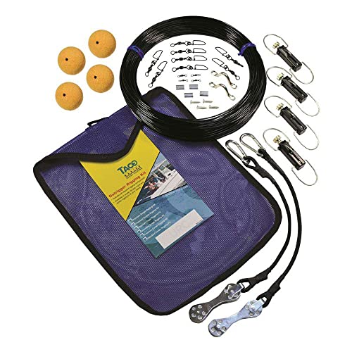 TACO Marine RK-0002PB Double Rigging Kit, 2 Outriggers