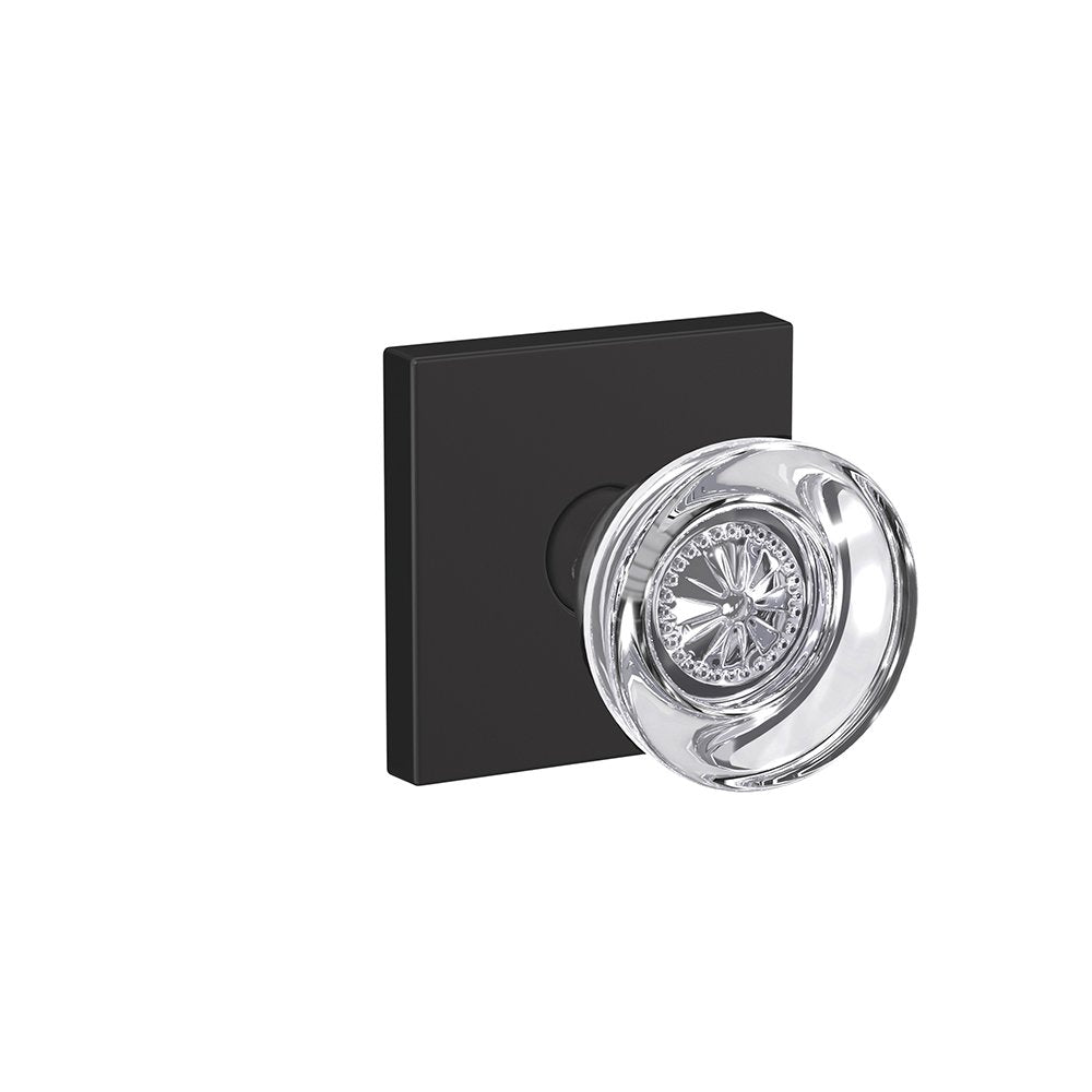 Schlage Hobson Glass Knob FC172 HOB 622 COL