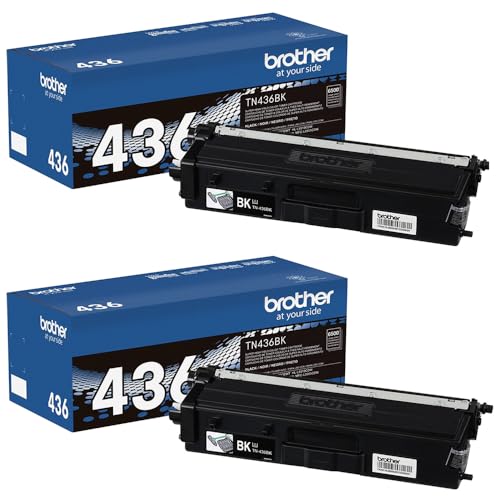 Brother TN436BK Super High Yield Toner-Retail Packaging , Black