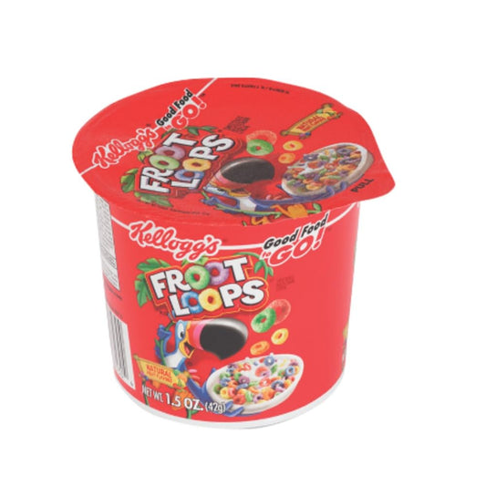 Kellogg's Froot Loops Cereal Cup 1.5oz 6ct