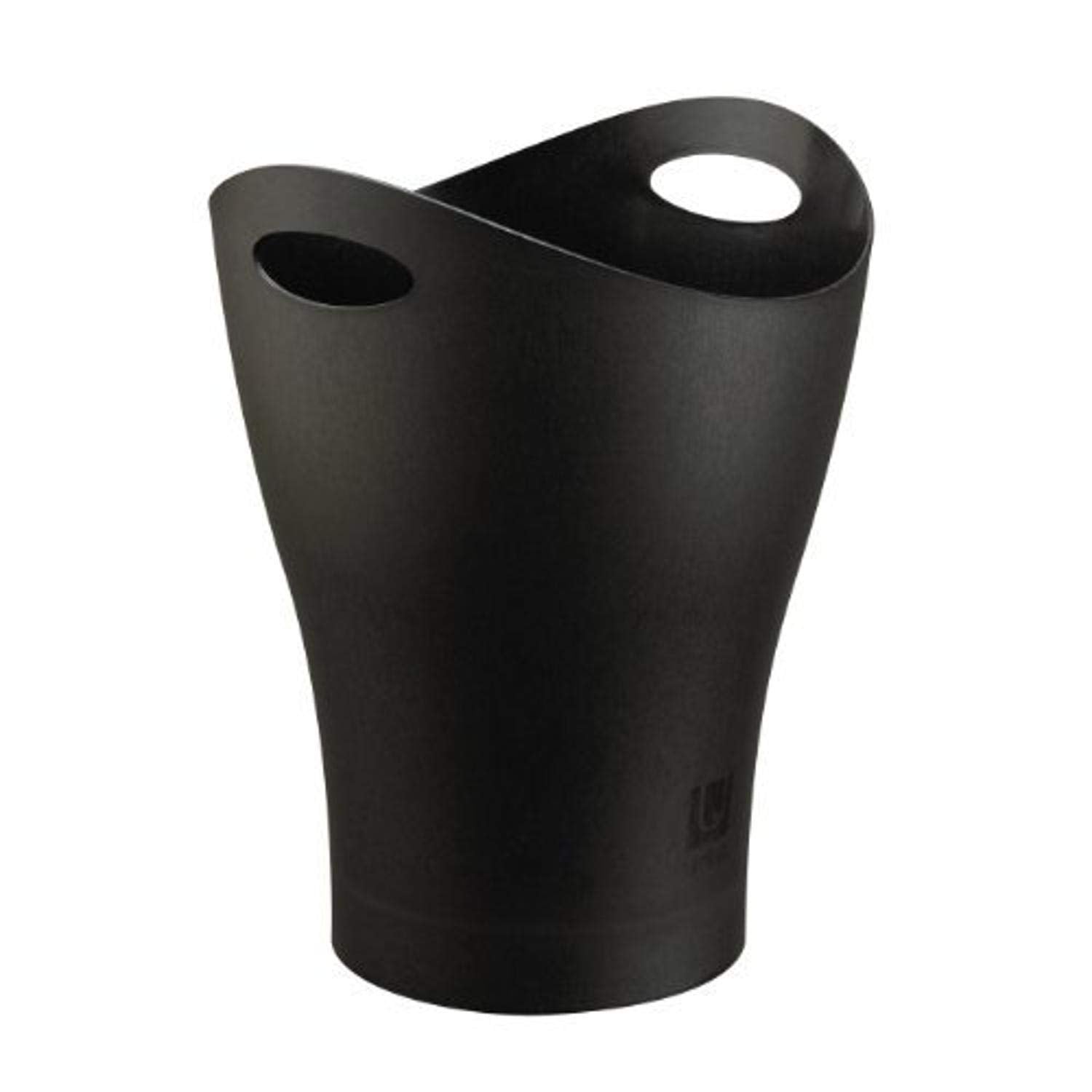 Umbra Garbino Trash Can Matte Black 9L
